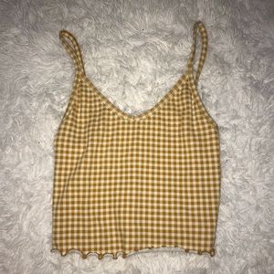Yellow Pacsun Crop Top